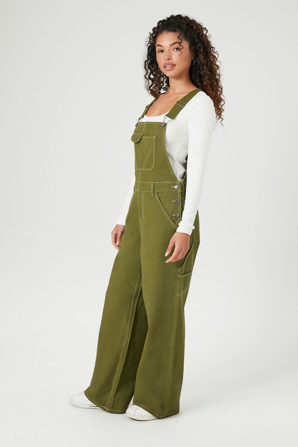 Twill Utility Cargo Overalls